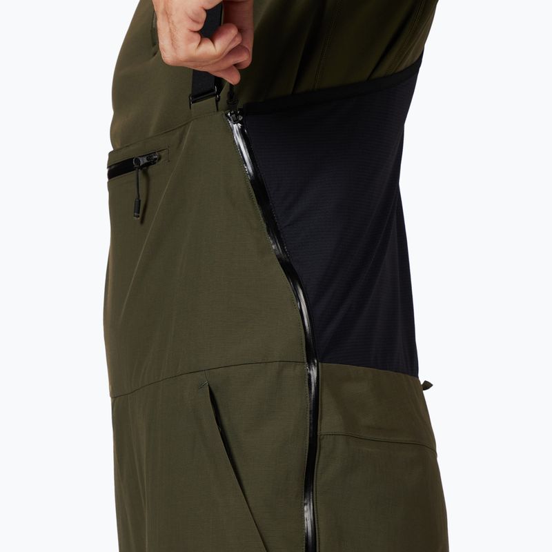 Pantaloni da sci uomo Rossignol Outerlimits Insulated Bib olive shadow 6