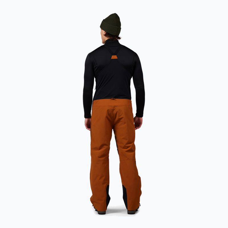 Pantaloni da sci uomo Rossignol Outerlimits Insulated Bib deep caramel 3