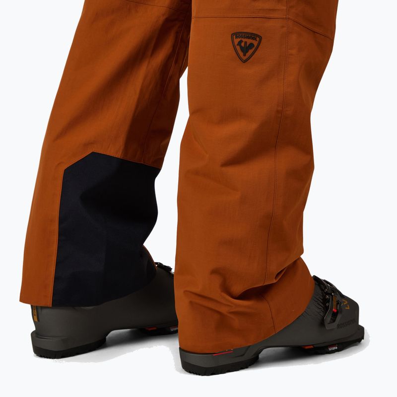 Pantaloni da sci uomo Rossignol Outerlimits Insulated Bib deep caramel 10
