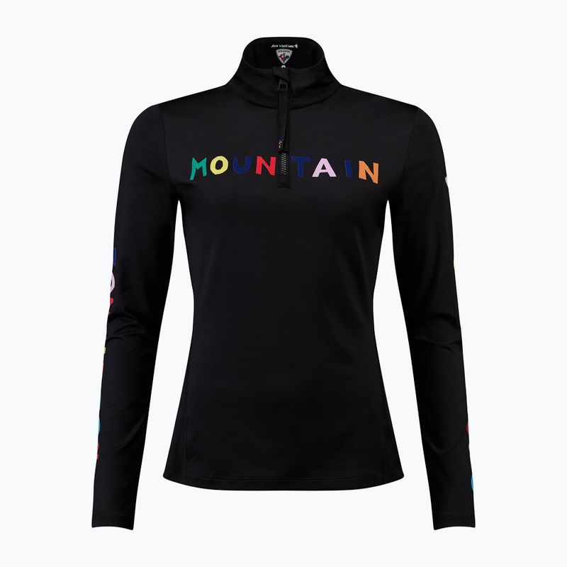 Felpa donna Rossignol JCC Booster Half Zip black 6