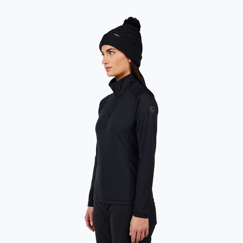 Pile donna Rossignol Mid Layer Stretch Half Zip black 4