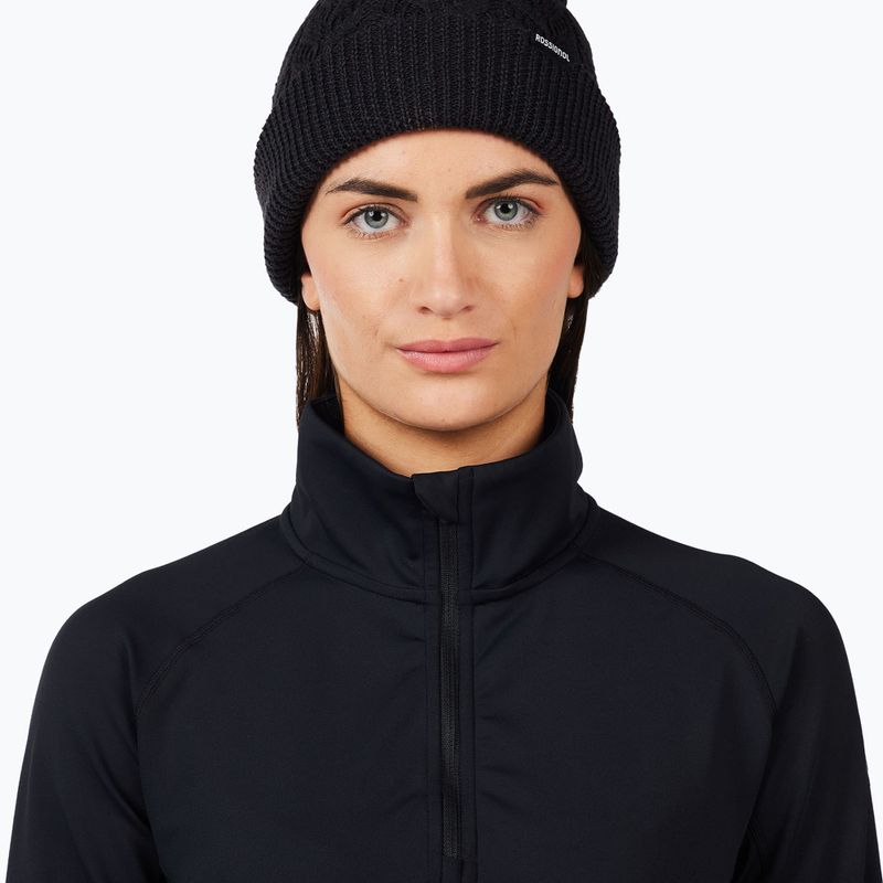 Pile donna Rossignol Mid Layer Stretch Half Zip black 5