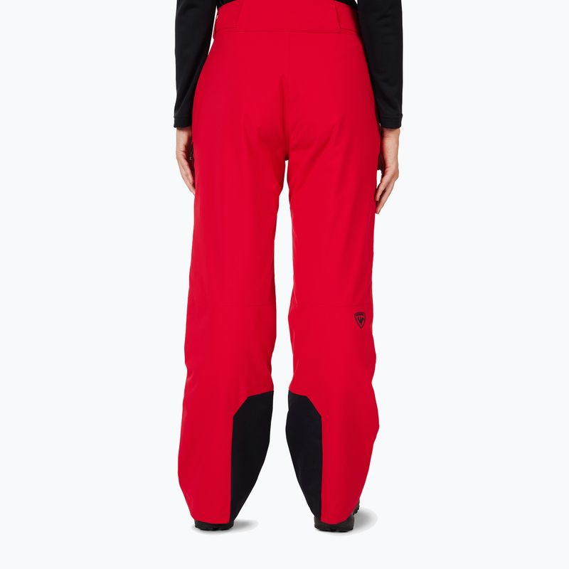 Pantaloni da sci donna Rossignol Strawpile Insulated ruby red 3