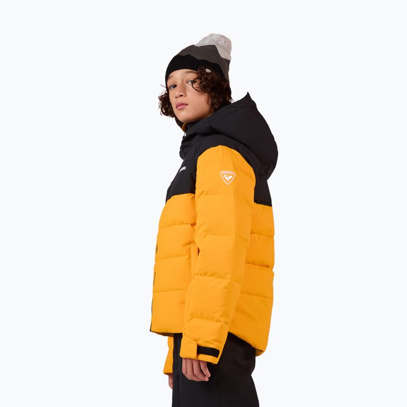 Giacca da sci per bambini Rossignol Siz Quiled saffron yellow 4