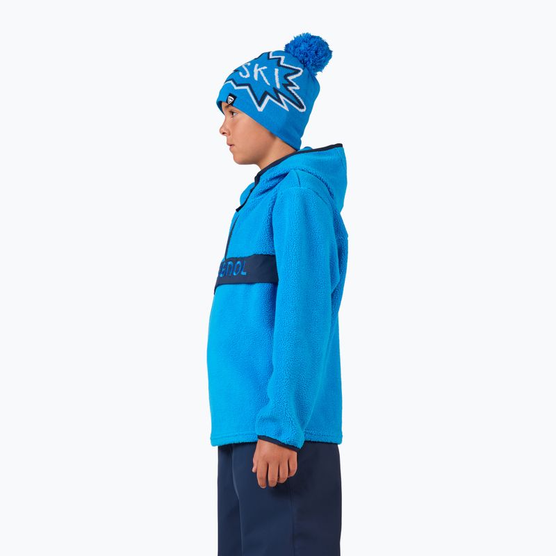Felpa bambino Rossignol Alltrack Anorak Fleece blazing blue 4