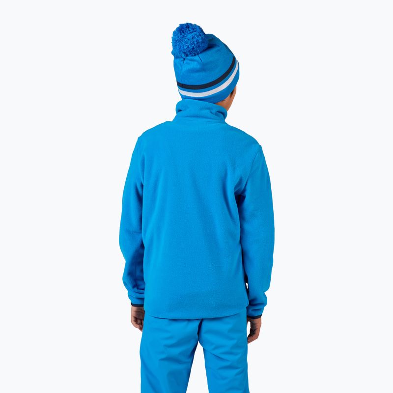 Giacca in pile per bambini Rossignol Jr Strawpile Fleece Fz blazing blue 4