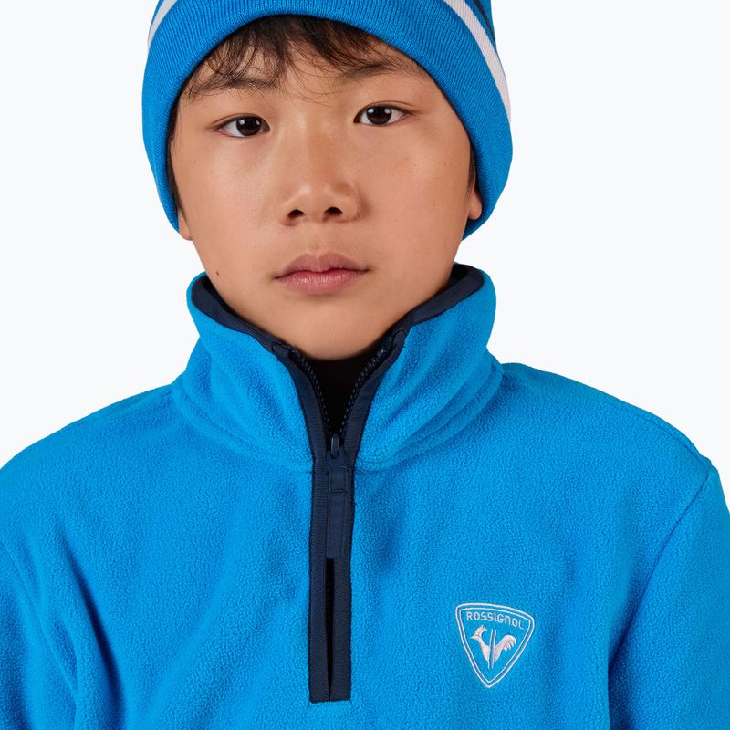 Giacca in pile per bambini Rossignol Jr Strawpile Fleece Fz blazing blue 6