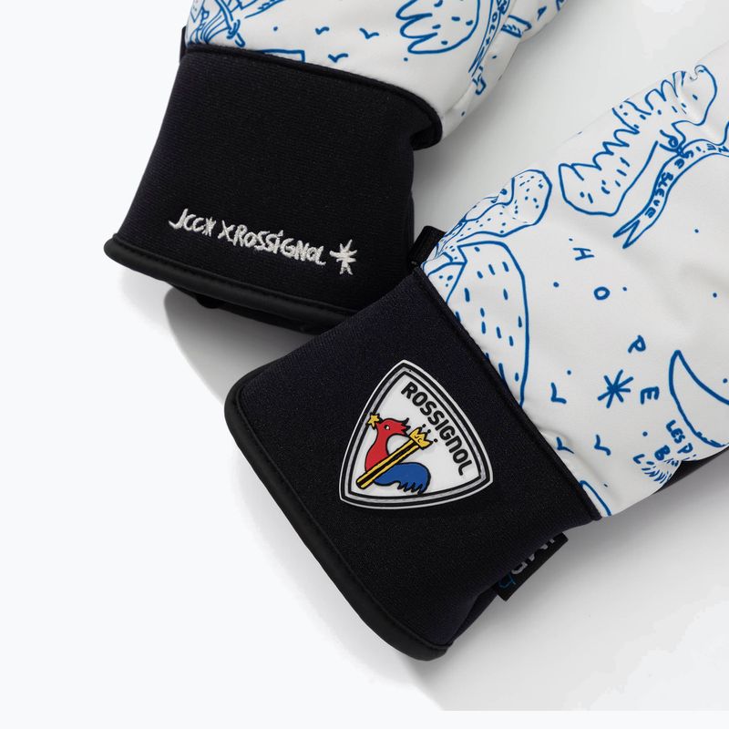 Guanti da sci donna Rossignol JCC Mitten snow angel arctic print 2