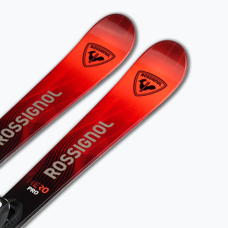 Sci alpini da bambino + attacchi Rossignol Hero Multi-Event Pro 110-130 Kid-X + Kid 4 GW 5