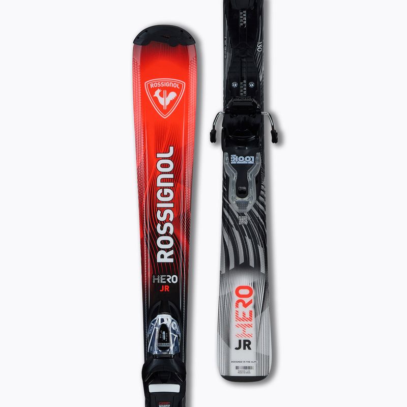 Sci alpini da bambino + attacchi Rossignol Hero Jr 130-150 + Xpress 7 GW 4