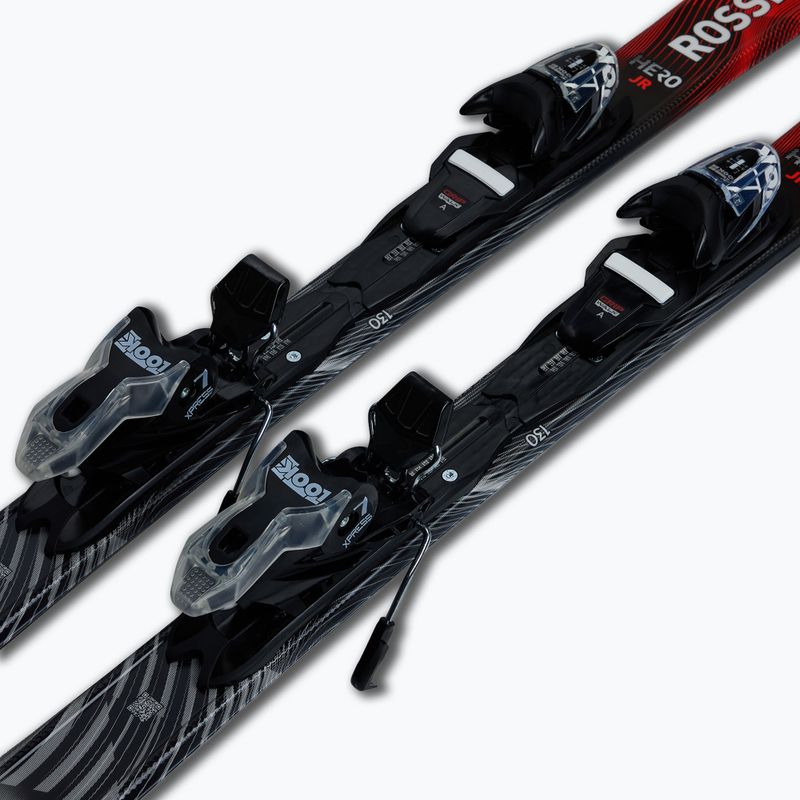 Sci alpini da bambino + attacchi Rossignol Hero Jr 130-150 + Xpress 7 GW 6