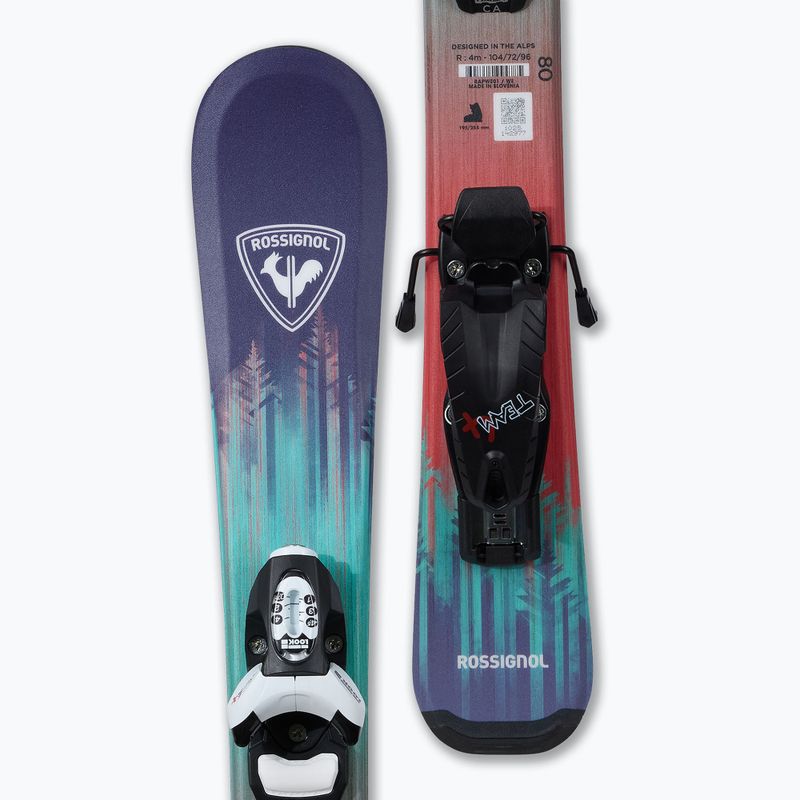 Sci alpini da bambino + attacchi Rossignol Sender Kid Pre-Drilled + Team 4 GW 4