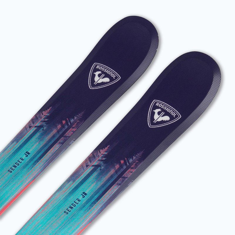 Sci alpini da bambino + attacchi Rossignol Sender Jr 128-140 + Xpress 7 GW 5