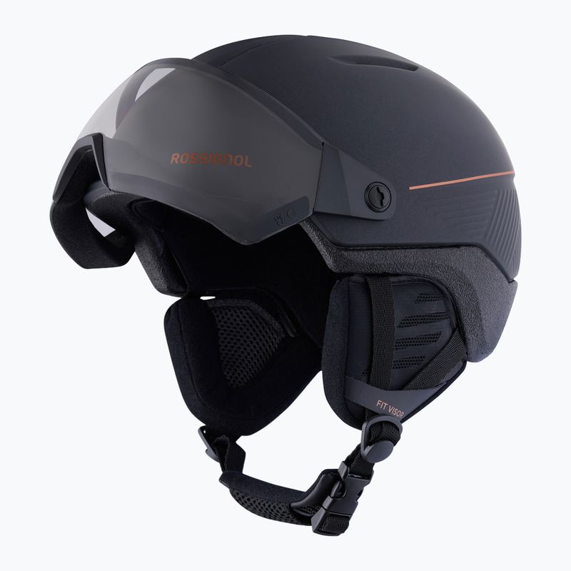 Casco da sci Rossignol Fit Visor Impacts Photo black 3
