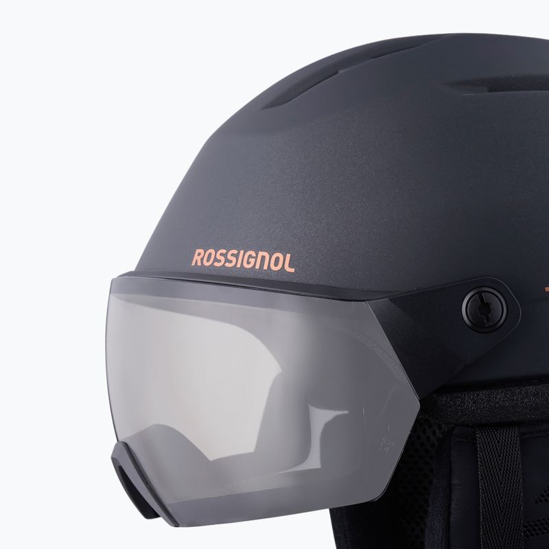 Casco da sci Rossignol Fit Visor Impacts Photo black 6