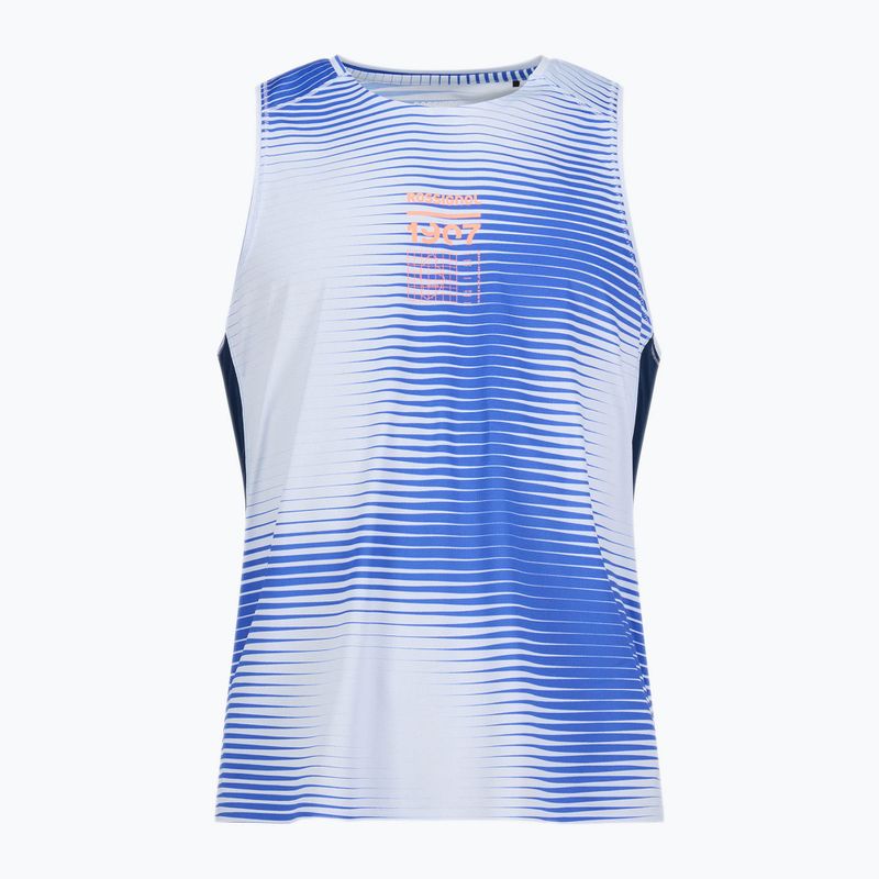 Canotta da running da uomo Rossignol Sapa Ultra Tank dazzle blue line fogg 8