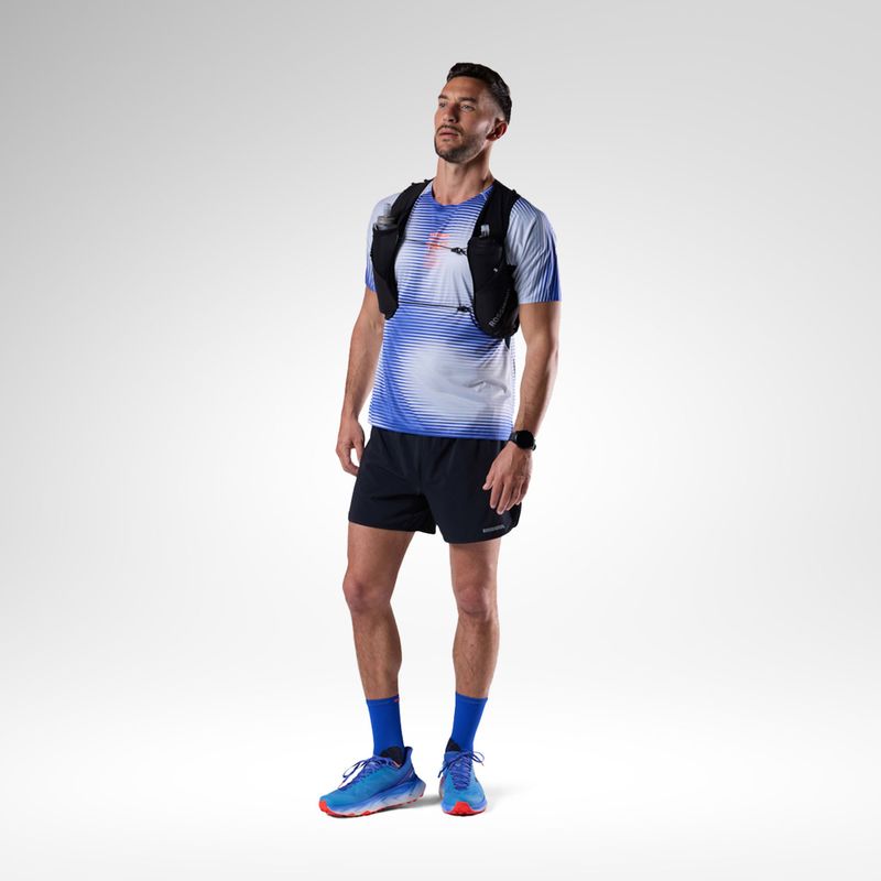 Maglietta da running da uomo Rossignol Sapa Ultra Tee dazzle blue line fogg 2