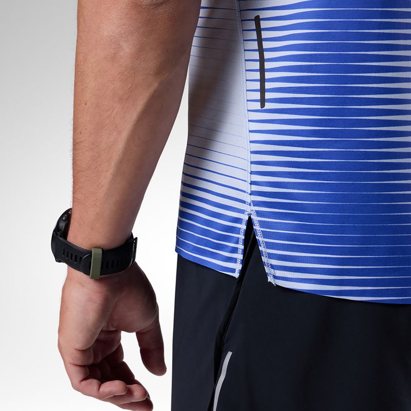 Maglietta da running da uomo Rossignol Sapa Ultra Tee dazzle blue line fogg 7