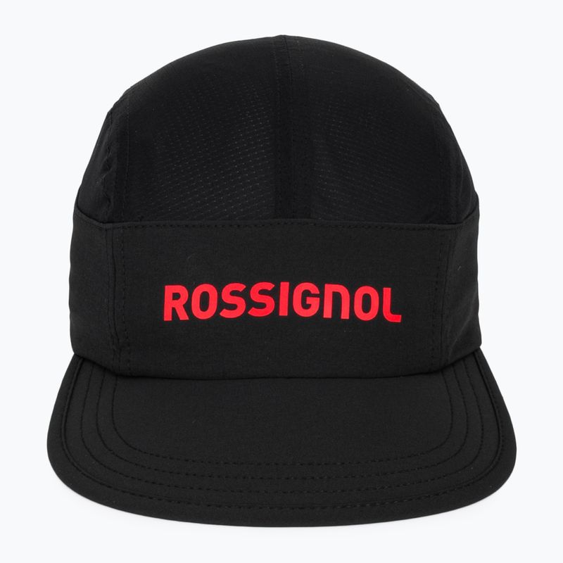 Cappellino con visiera Rossignol Active 5 Panel black/red 2