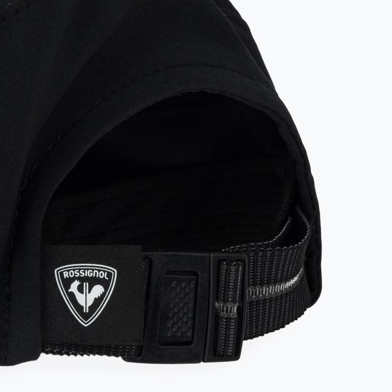 Cappellino con visiera Rossignol Active 5 Panel black/red 4