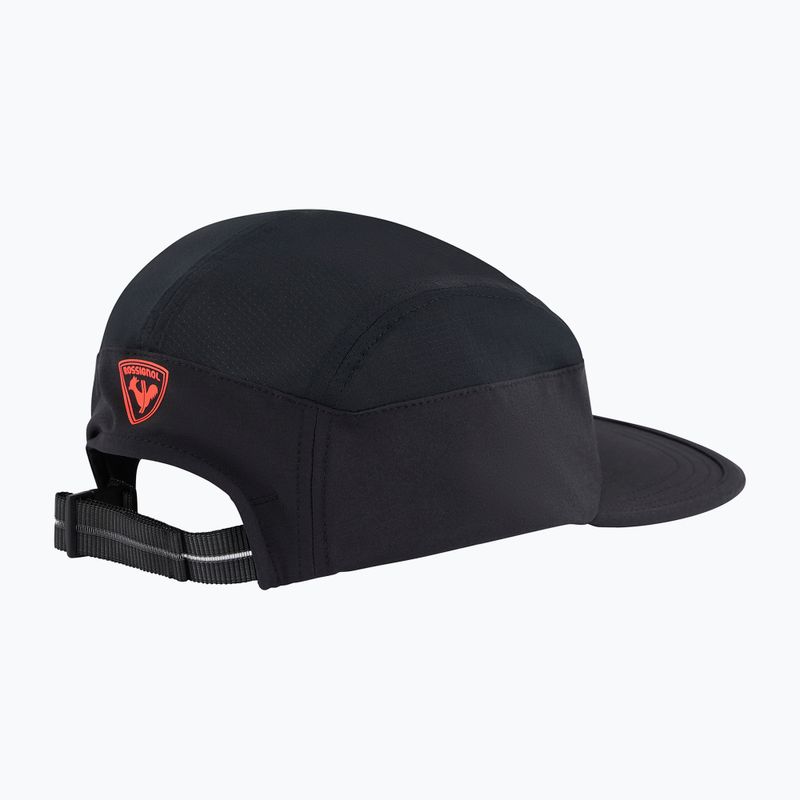 Cappellino con visiera Rossignol Active 5 Panel black/red 4