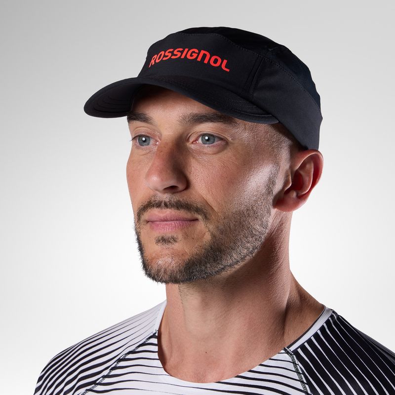 Cappellino con visiera Rossignol Active 5 Panel black/red 6