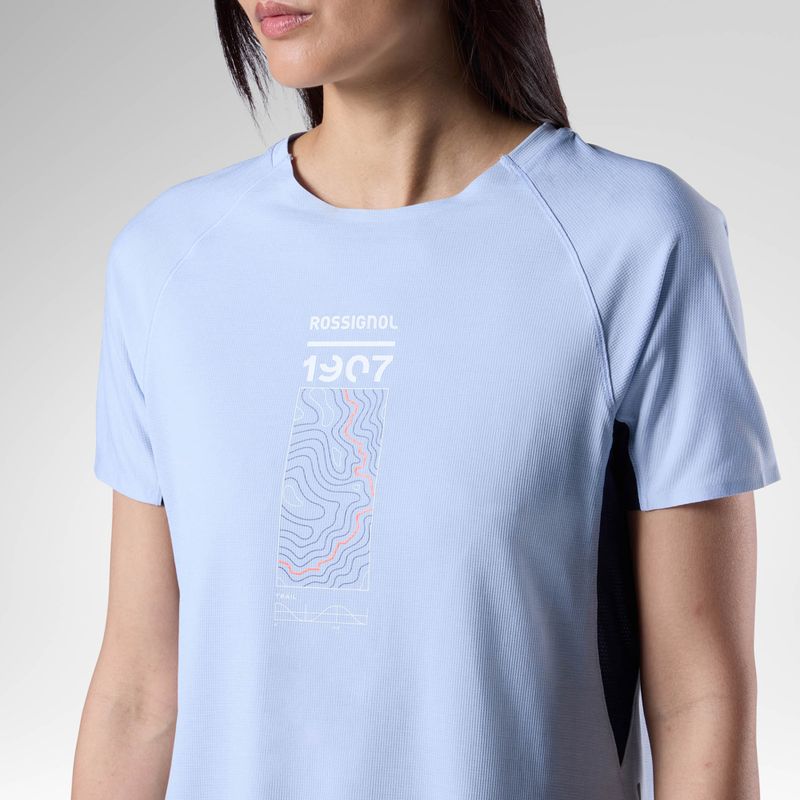 Maglietta da running da donna Rossignol Sapa Ultra Tee blue aura 6