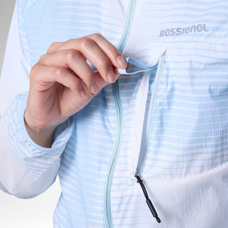 Giacca da running da donna Rossignol Sidelhorn PKB aura blue line fogg 9