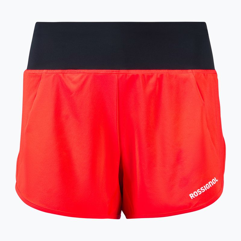 Pantaloncini da running da donna Rossignol Sapa neon red 8