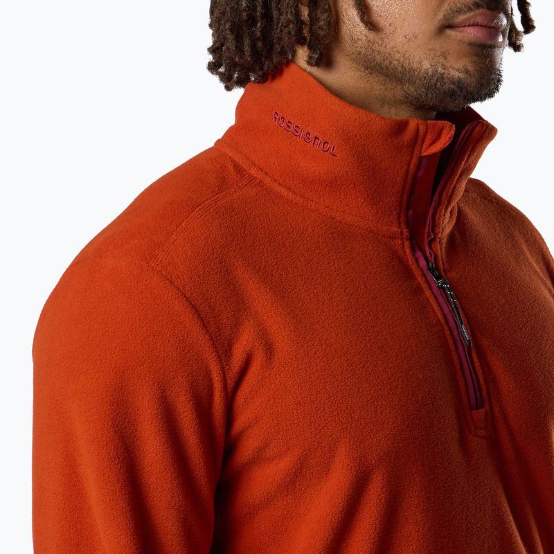 Pile uomo Rossignol Quarter Zip Fleece rooibos tea 5