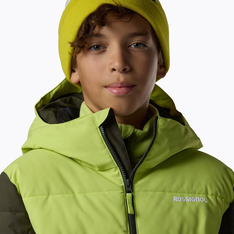 Giacca da sci bambino Rossignol Siz Quiled olive shadow 5