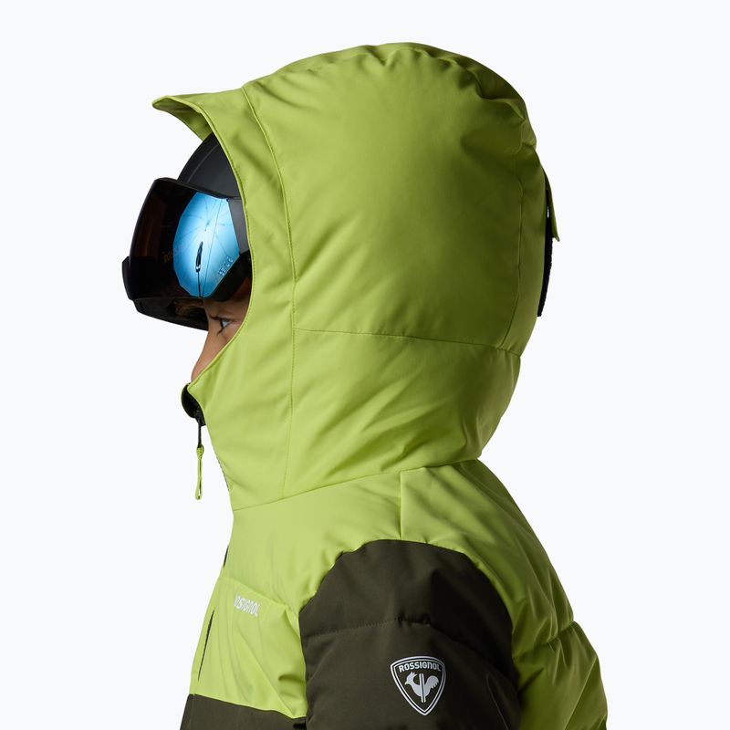 Giacca da sci bambino Rossignol Siz Quiled olive shadow 7