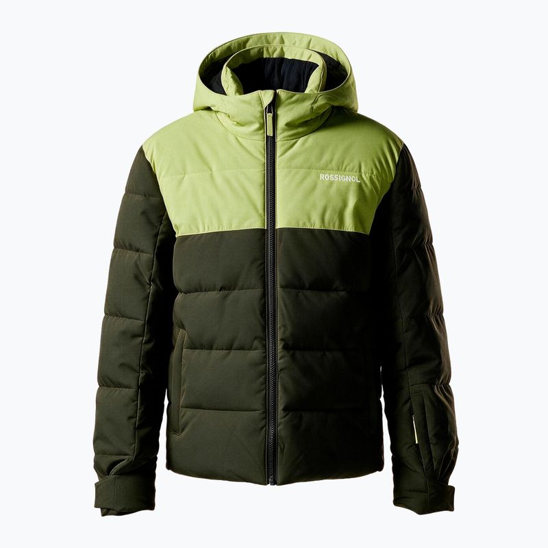 Giacca da sci bambino Rossignol Siz Quiled olive shadow 13