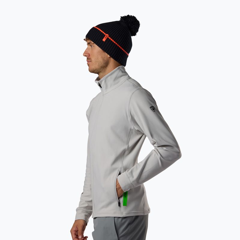 Felpa da uomo Rossignol Hero Stretch Fleece light grey 4