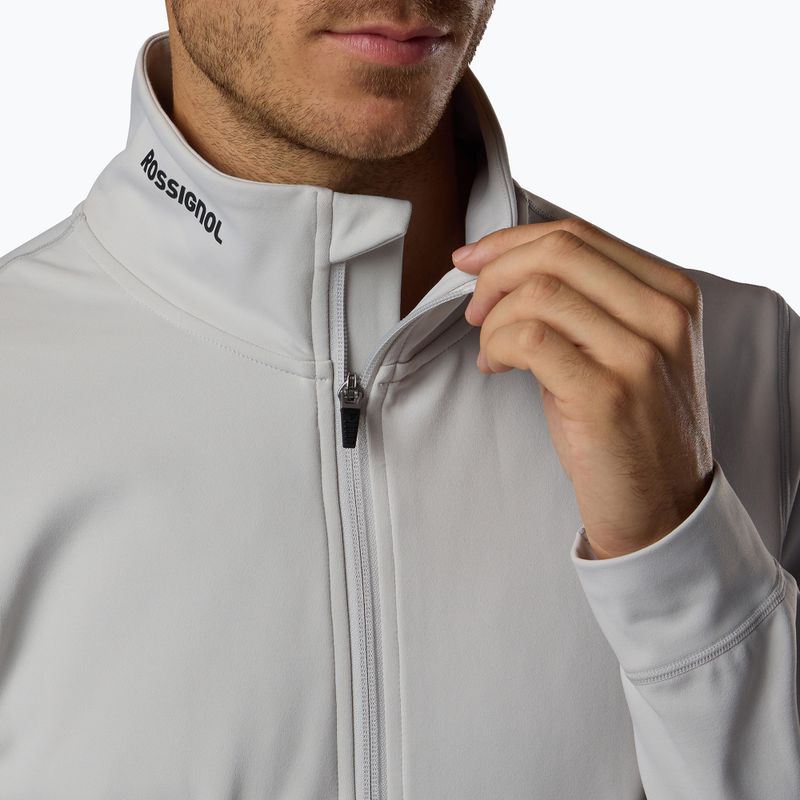 Felpa da uomo Rossignol Hero Stretch Fleece light grey 5