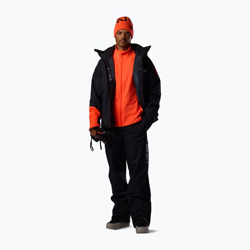 Felpa da uomo Rossignol Hero Stretch Fleece neon red 2