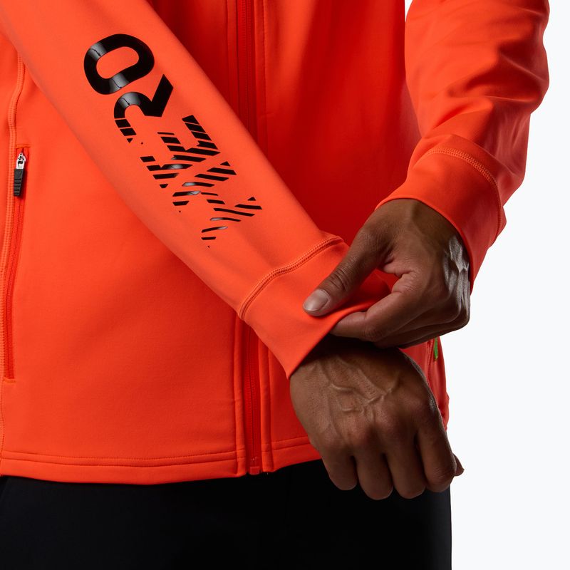 Felpa da uomo Rossignol Hero Stretch Fleece neon red 6