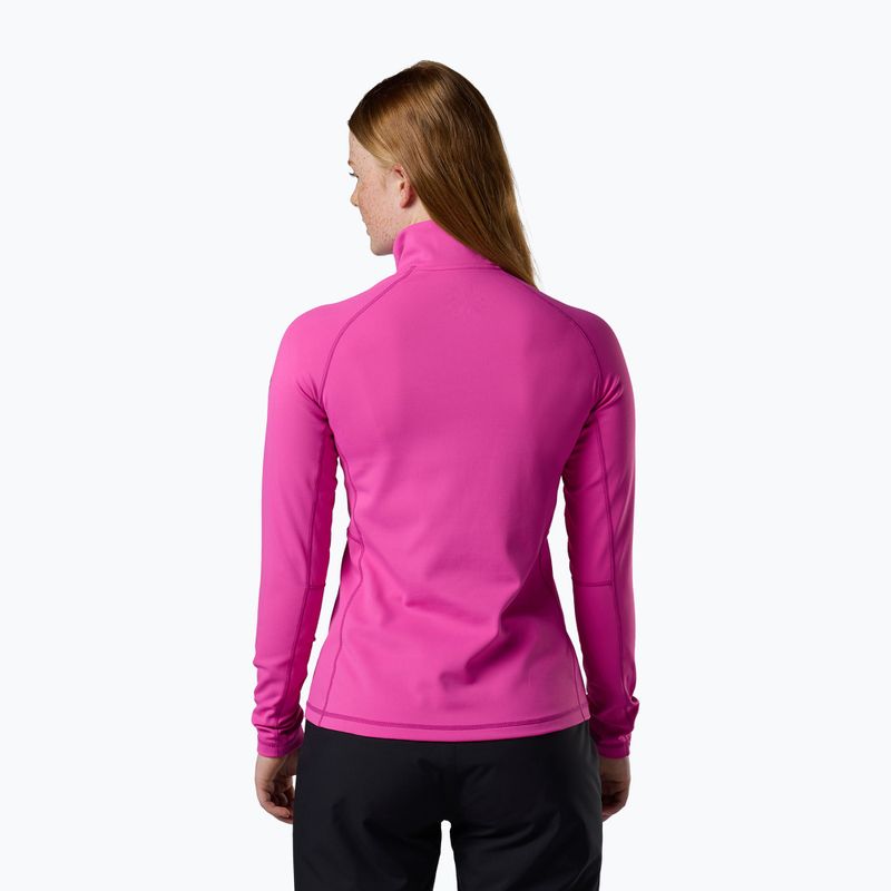 Pile donna Rossignol Mid Layer Stretch Half Zip electric fuchsia 3