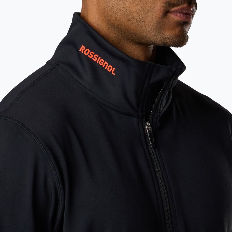 Felpa da uomo Rossignol Hero Stretch Fleece black 5
