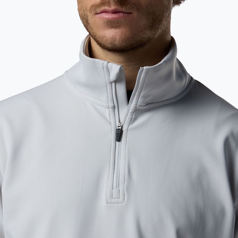 Felpa da sci uomo Rossignol Mid Layer Stertch Half Zip light grey 5