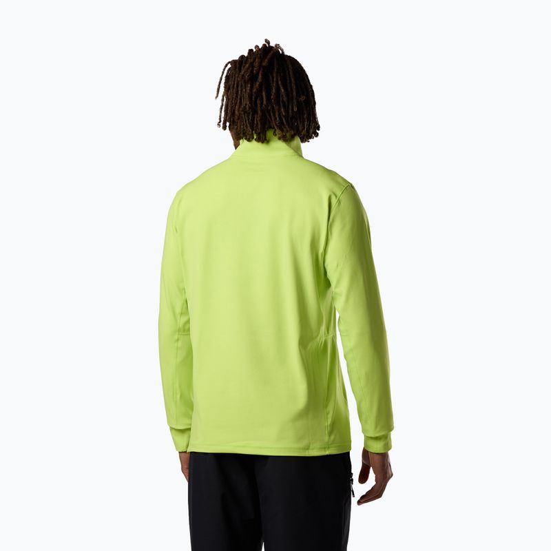 Felpa da sci uomo Rossignol Mid Layer Stertch Half Zip wild lime 3