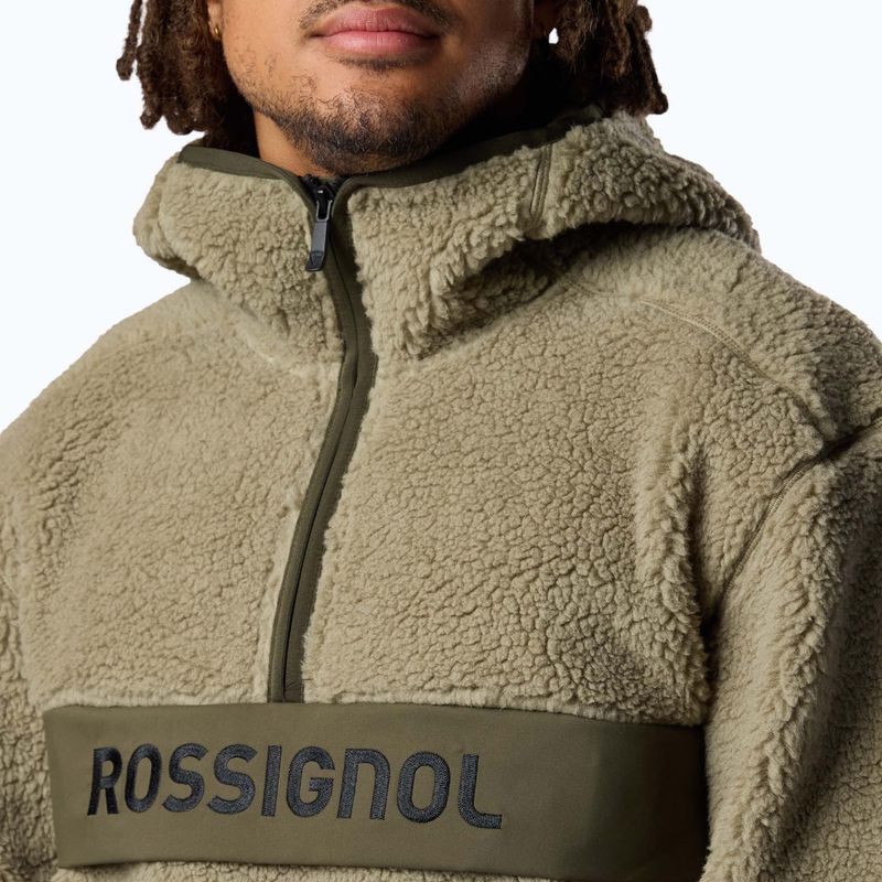 Giacca uomo Rossignol Alltrack Anorak Fleece vetiver 5