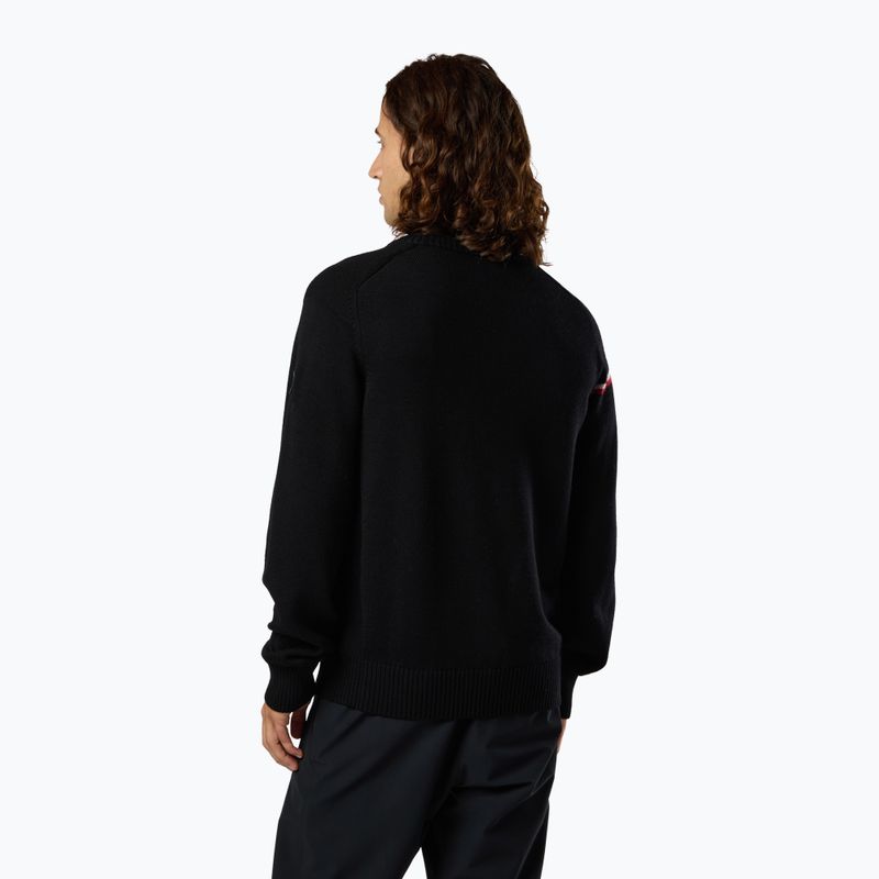 Maglione da uomo Rossignol Odysseus Crew Merino black 3