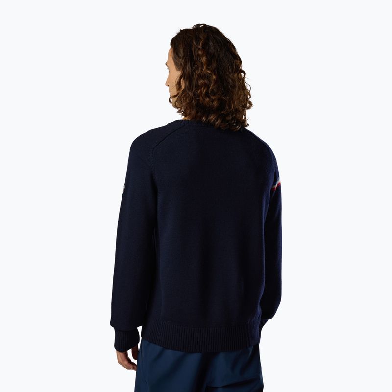 Maglione da uomo Rossignol Odysseus Crew Merino dark navy 3