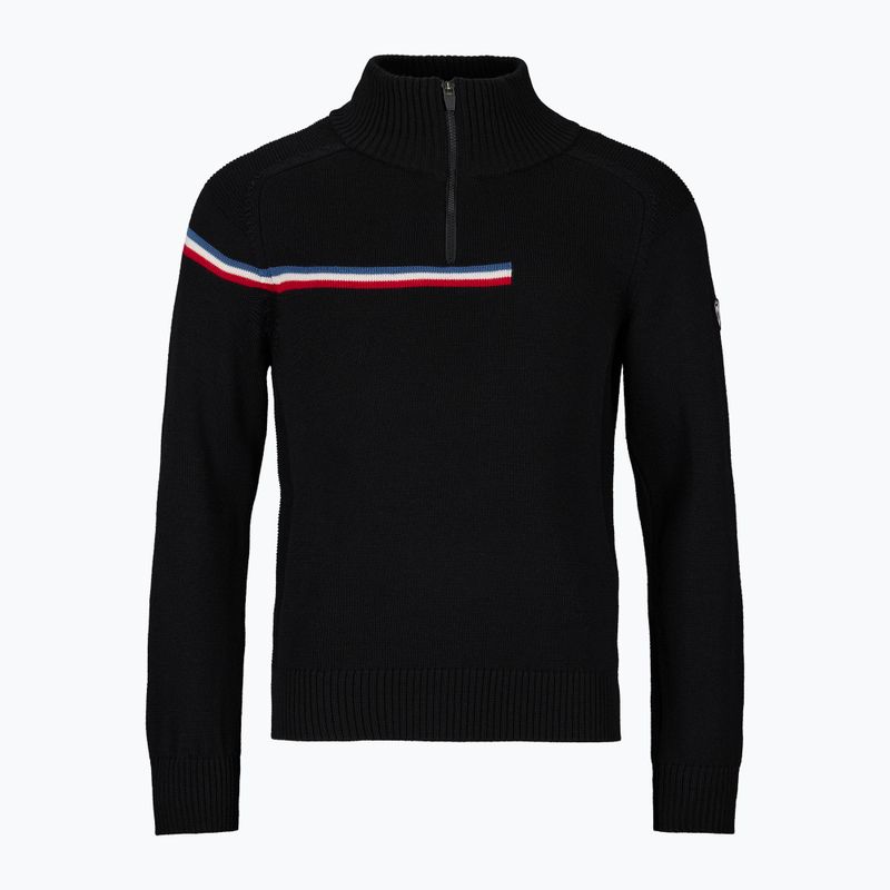 Maglione da uomo Rossignol Odysseus Half Zip Merino black 6