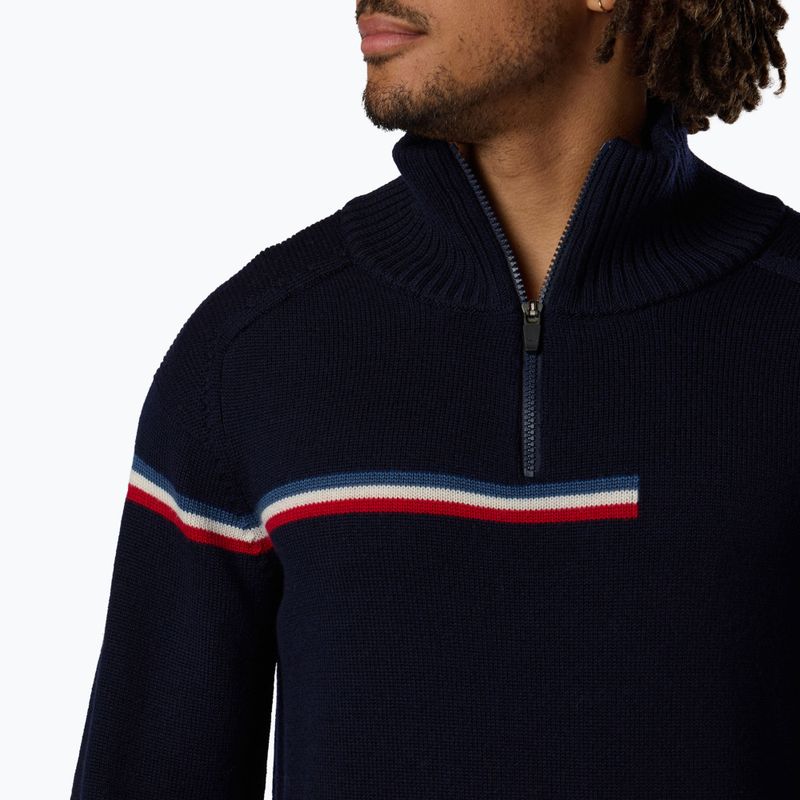 Maglione da uomo Rossignol Odysseus Half Zip Merino dark navy 5