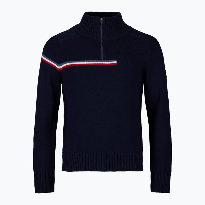 Maglione da uomo Rossignol Odysseus Half Zip Merino dark navy 7