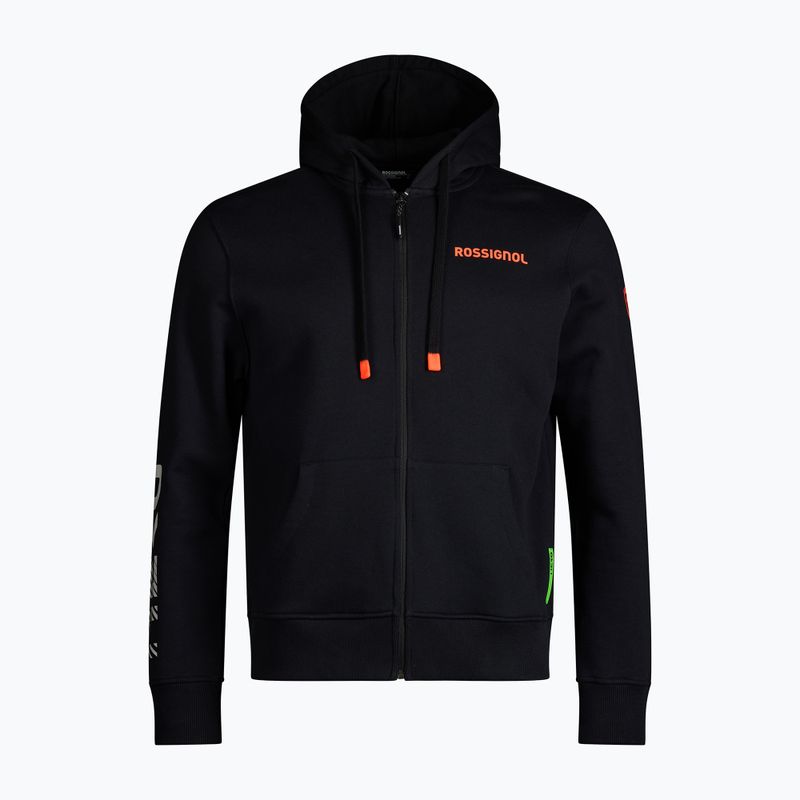 Felpa da uomo Rossignol Hero Full Zip Hoodie black 9