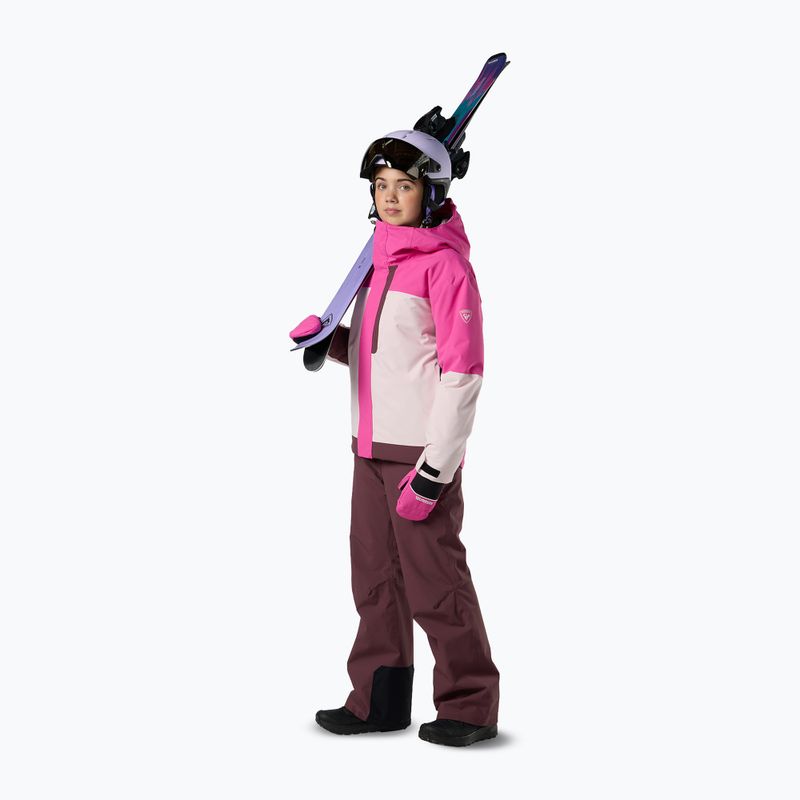 Giacca da sci bambino Rossignol Wispile Insulated electric fuchsia 3