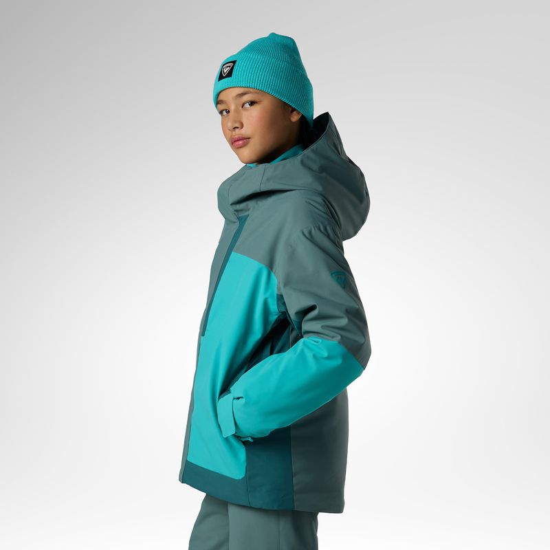 Giacca da sci bambino Rossignol Wispile Insulated north atlantic 4